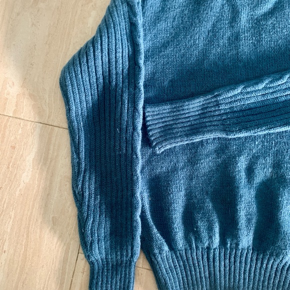 Pierre Cardin Men’s Wool Blue Sweater Vintage - Picture 4 of 8